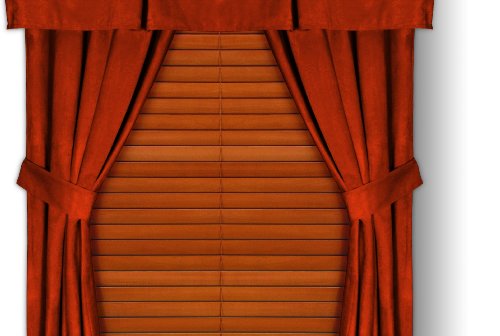 Texas Longhorns 63″L x 82″W Coordinating Jersey Mesh Tie Back Drape for the “MVP Collection” by Ken