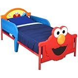 Delta Children 3D-Footboard Toddler Bed, Sesame Street