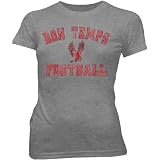 True Blood Football Womens Grey Junior T-shirt