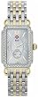 NEW MICHELE DECO PARK DIAMOND TWO-TONE LADIES WATCH MWW06M000013
