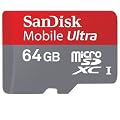 SanDisk Mobile Ultra Micro SDXC 64 GB con SD Adapter Classe 10 UHS-I
