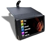 Black Leather Case for Archos 7 160GB 320GB