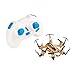 JJRC H20 Nano Hexacopter 2.4G 4CH 6Axis Headless Mode RTF RC Quadcopters with 4 LED lights and 2 batteries Red (Golden)