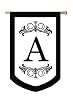 Royal Regular Sized Monogram Flags