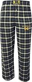 Men`s Michigan Wolverines Crossover Plaid Flannel Pants