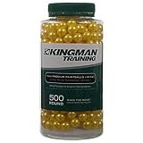 Kingman Training Premium 11mm Paintballs - 500 Rounds - Yellow