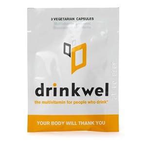 Click to buy Drinkwel: The Hangover Cure and Multivitamin from Amazon!