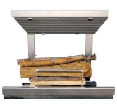 Earth's Flame Stainless Steel Wood-Burning Fireplace Grate/Insert, Model# EF36SS