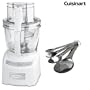 Cuisinart FP-12 Elite Collection White12-cup Food Processor With Heavyweight Stainless Steel Measuring Spoons Bundle