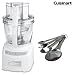 Cuisinart FP-12 Elite Collection White12-cup Food Processor With Heavyweight Stainless Steel Measuring Spoons Bundle 