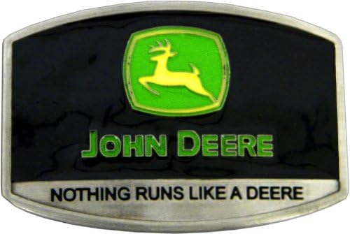 John Deere Die Cast Buckle with Color Enamel