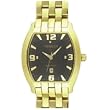 Armitron Men's All Gold-Tone Stainless Steel Black Dial Sports/Dress Watch