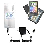 Gomadic Multi Port AC Home Wall Charger for the Aiptek PocketCinema V10 plus - Uses TipExchange to charge up to two devices at once