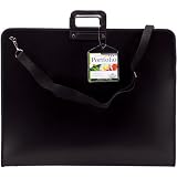 Royal Brush 17-Inch by 22-Inch Nylon Portfolio, Black