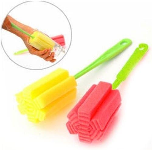 Sponge Glass Bottle Cup Cleaner Kitchen Washing Cleaning Tools (Random Colors)