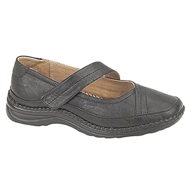 Boulevard Womens/Ladies Extra Wide EEE Fitting Mary Jane Shoes : Amazon.com