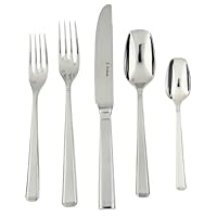 Fortessa Scalini 18/10 Stainless Steel Flatware Set, Service for 1, 5-Piece