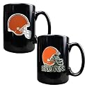 NIB Cleveland Browns NFL Ceramic Coffee Cup Mug Set