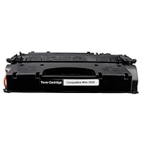 HP HIGH YIELD CE505X 505X 05X 05 Black Laser Toner Cartridge Compatible with LaserJet P2055d, LaserJet P2055dn, LaserJet P2055X Ink © Blake Printing Supply