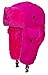 Best Winter Hats Big Kids Lightweight Neon Russian/Trooper Faux Fur Cap(One Size)-Pink