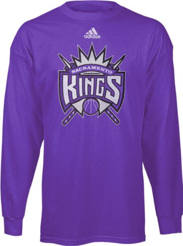 Sacramento Kings Toddler Adidas Team Logo Long Sleeve Tee