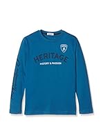 Automobili Lamborghini Camiseta Manga Larga (Azul)