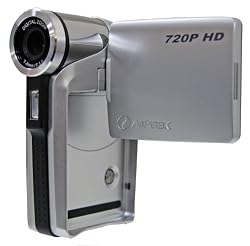 Aiptek HD-1 720P High Definition Camcorder with Built-in 1GB Storage (Silver)