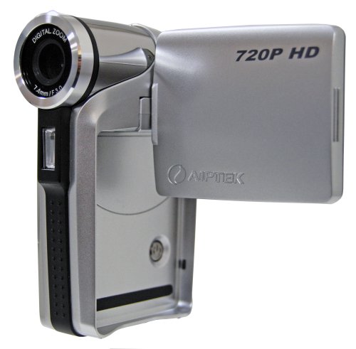 Aiptek HD-1 720P High Definition Camcorder with Built-in 1GB Storage (Silver)