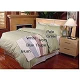600-Thread Count Cotton Sateen King Duvet - Taupe (Taupe) (102"H x 86"W)