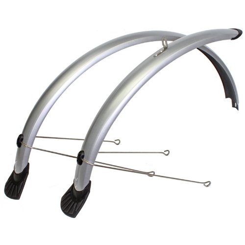 Sunlite Rain Shield Fenders - 1 Pair, 60mm ATB, Silver