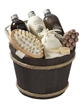 Winter In Venice - Marshmallow wooden pail - Pamper Gift Set