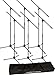 Ultimate Support JS-MCFB6PK JamStands Series 6-Pack Tripod Mic Stand Bundle