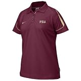 Nike Florida State Seminoles (FSU) Garnet Ladies Stiff Arm 2008 Coaches Sideline Polo