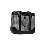 Clark & Mayfield Metro-Express Laptop Tote 15.4″ (Black Houndstooth)