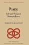 Peano: Life and Work of Giuseppe Peano