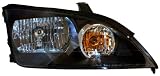 Anzo USA 121229 Ford Focus Black Clear Headlight Assembly - (Sold in Pairs)