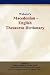 Book Websters Macedonian - English Thesaurus Dictionary