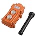 uxcell 250V 5A 500V 2A 2 Ways Hoist Crane Push Button Switch Orange