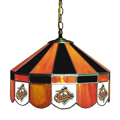 Imperial 18-3014 Baltimore Orioles Stained Glass Pub Light Style: Swag