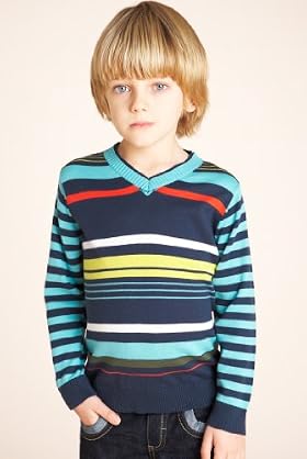 Autograph Pure Cotton Stripe Jumper