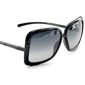 New Burberry Sunglasses BE 4001 3001 11 Gradient Smoke Lens Black Frame Size: 59-12-125