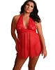 #7: Sexy Plus Size Halter Babydoll with Tie Cups thumb