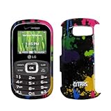EMPIRE Paint Splatter Design Snap-On Cover Case for Verizon LG Octane VN530 ....
