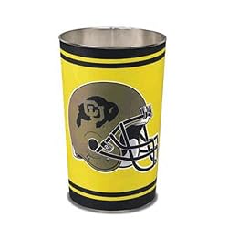 Colorado Golden Buffalo NCAA Tapered Wastebasket (15 Height) by Wincraft