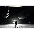C-5M Super Galaxy (On Tarmac, At Night) Art Poster Print - 11x17