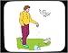 Decorated Mouse Pad with man, body, individuals, feeding, individual, humans, flying,...