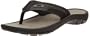 Oakley Men's Supercoil 3 Flip Flop,Black/Grey,10 M