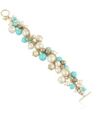 Carolee "Little Surfer Girl" Cluster Bracelet, 8"
