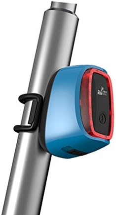 LED Bike Lights Taillight Vibration Sensor Waterproof USB Bicycle Light Lamp Bicycle Accessories (Blue)