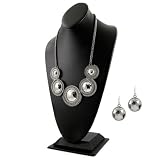 Celebrity Style Jewelry - Michelle Trachtenberg - Gift Set: Mel's Circle Fashion Necklace & Earring Set